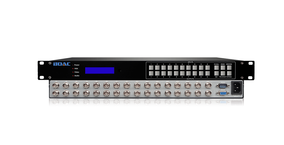 16路視頻矩陣切換器